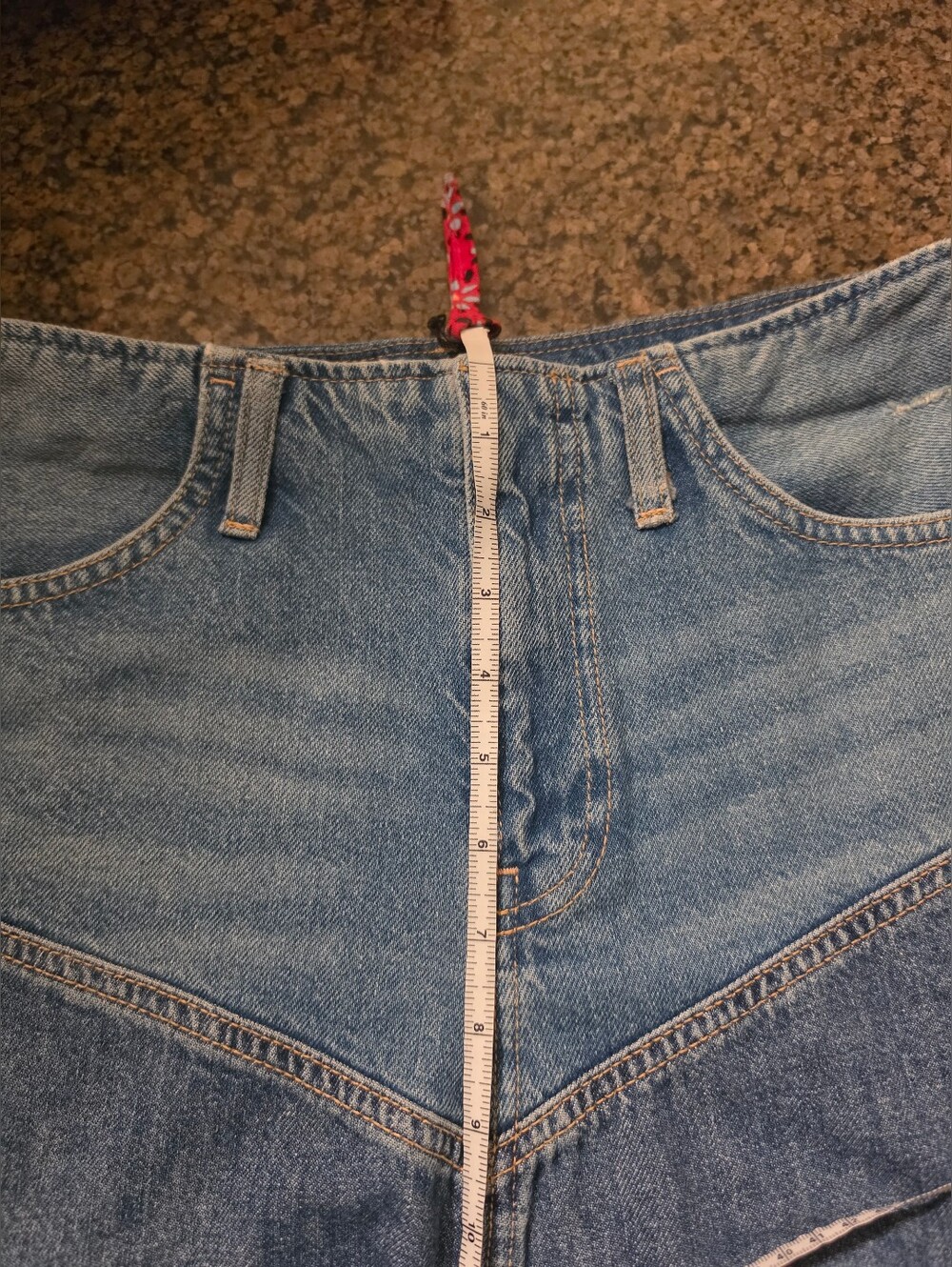 NWOT We The Free Piece Of Work Denim Midi Skirt - Picture 13 of 15
